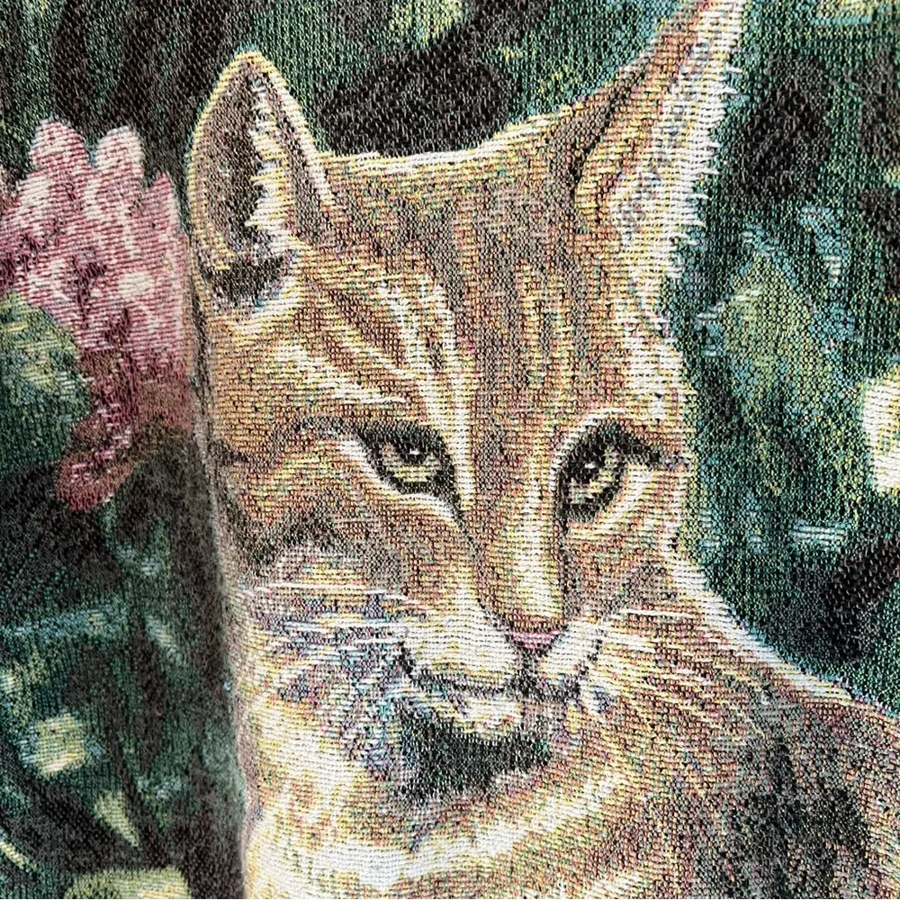 Vintage Crazy Cat Lady Cats Lovers Dream Sweater Cotton Sugar Street Weavers - Picture 4 of 15